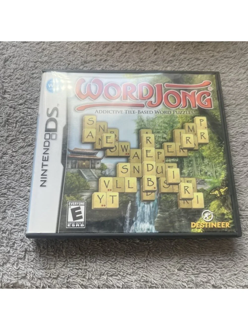 WordJong (Nintendo DS, 2007) Tested Authentic Complete CIB
